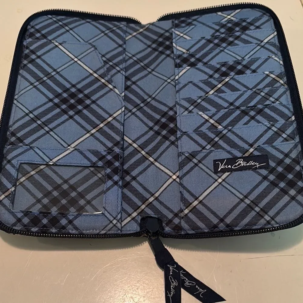 Vera Bradley Navy and White Patterned Wallet